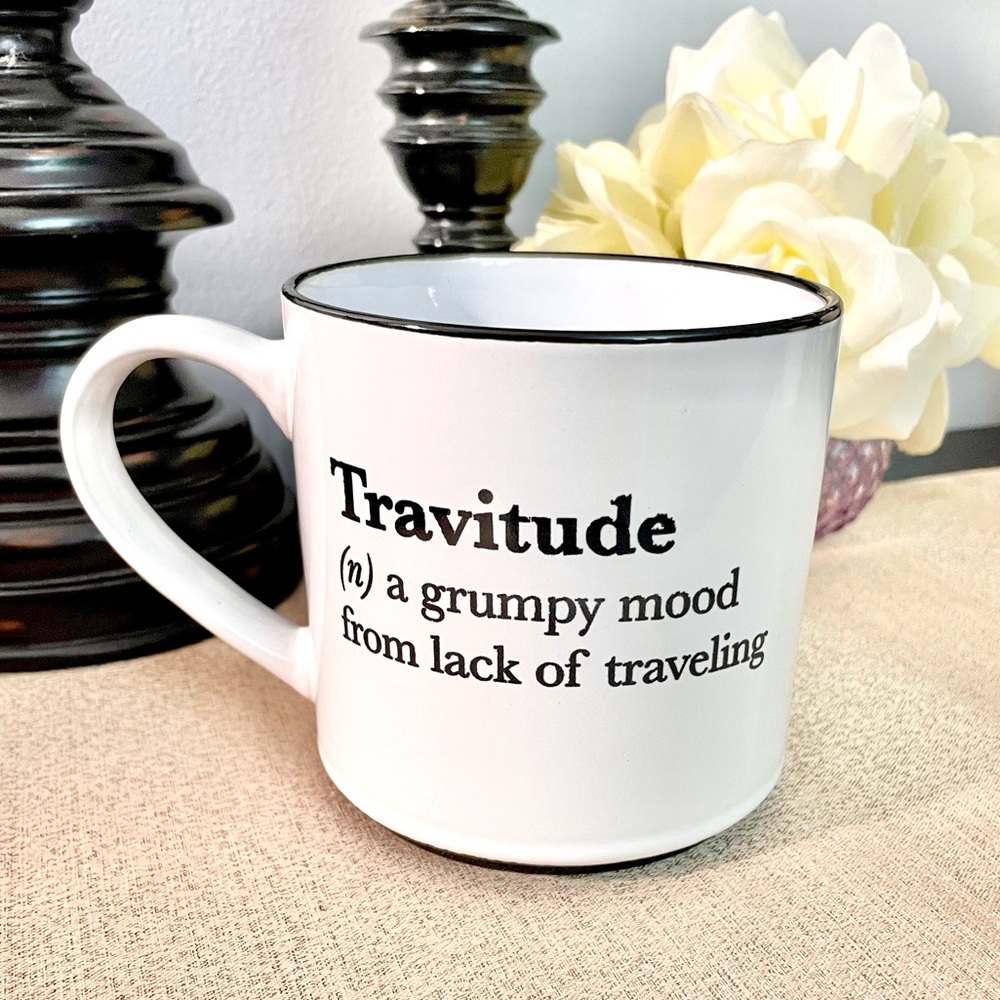 NWT TRAVITUDE Ceramic Mug